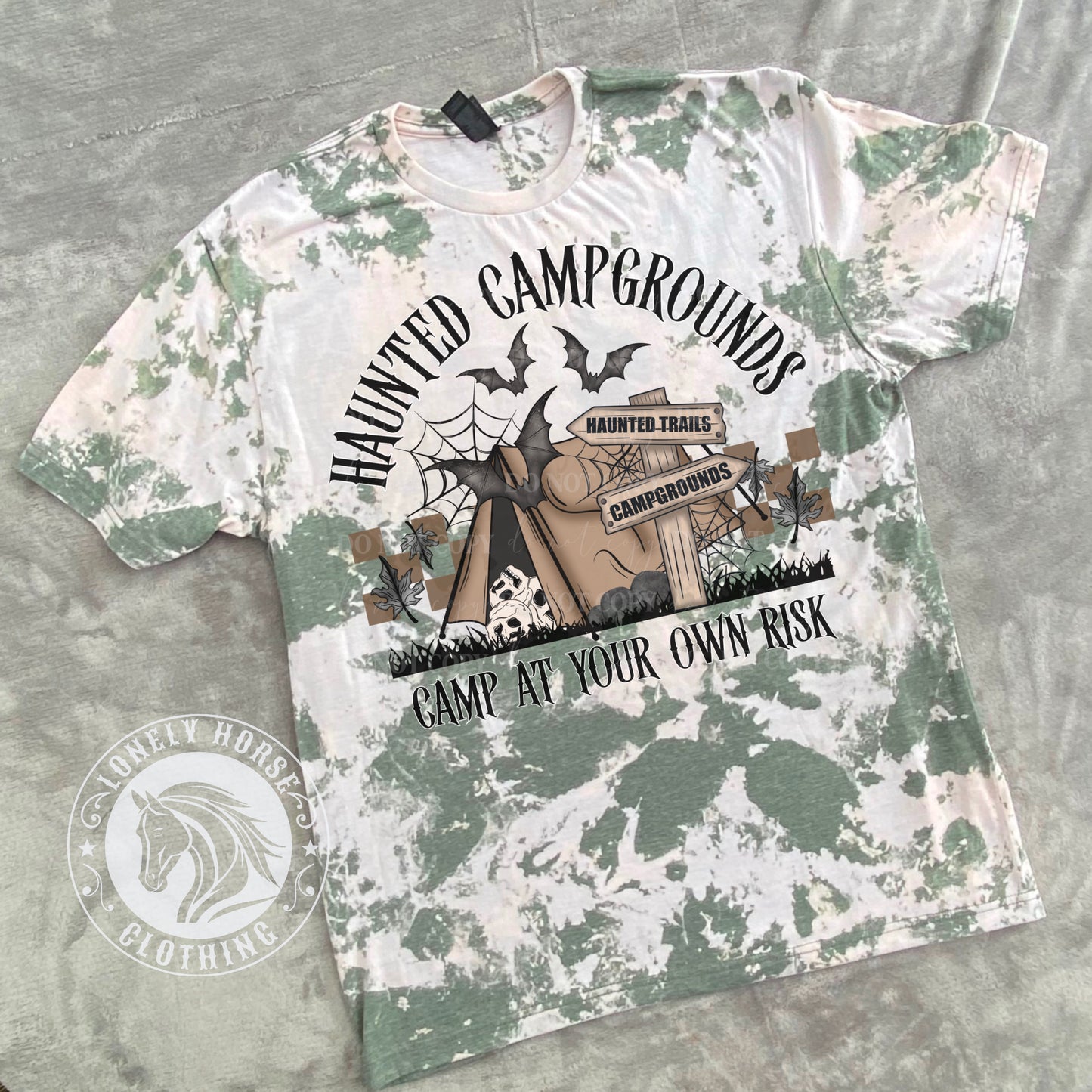 Haunted Campground t shirt