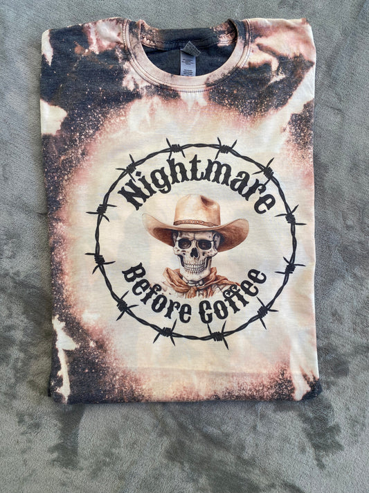 Nightmare before Coffee T Shirt