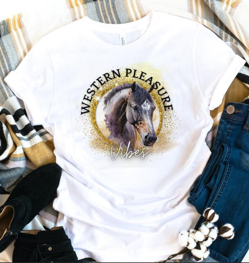 Western pleasure Vibes t shirt